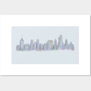 Tulsa Skyline Posters and Art